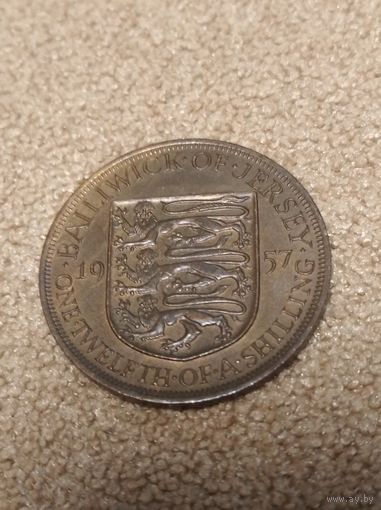Джерси 1/12 шиллинга 1957