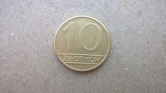 Польша 10 злотых, 1989г. (D-32)