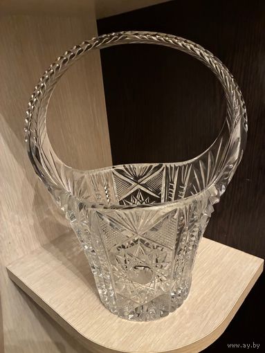 Корзинка хрусталь 25 см