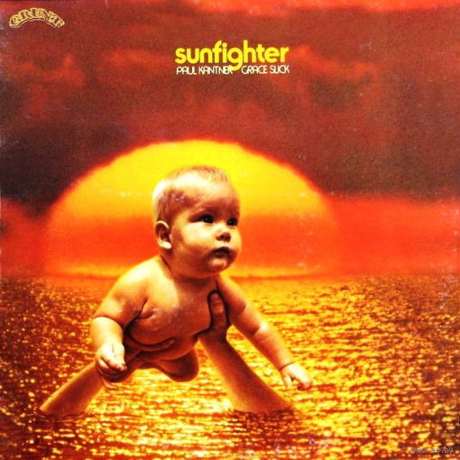 Paul Kantner, Grace Slick (Jefferson Airplane)+16 page booklet – Sunfighter, LP 1971