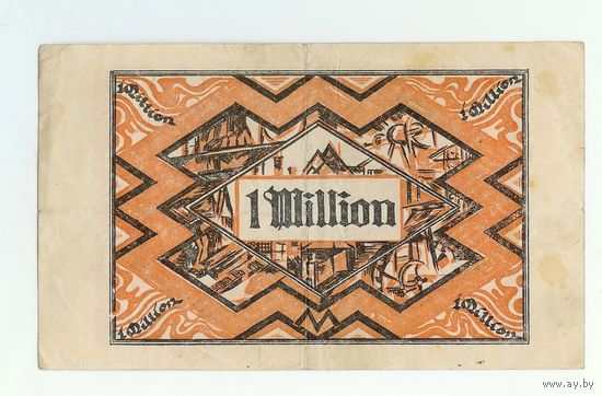 Германия, 1 миллион марок 1923 год.
