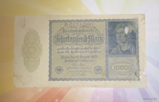 Германия 10000 марок 1922г.
