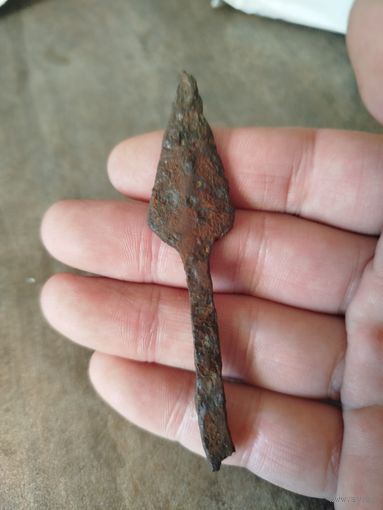 Старинный наконечник ,с рубля