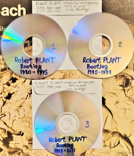 DVD MP3 неофициальная дискография Robert PLANT (Hard rock, Folk rock, Blues rock, Classic Rock) - 2 DVD