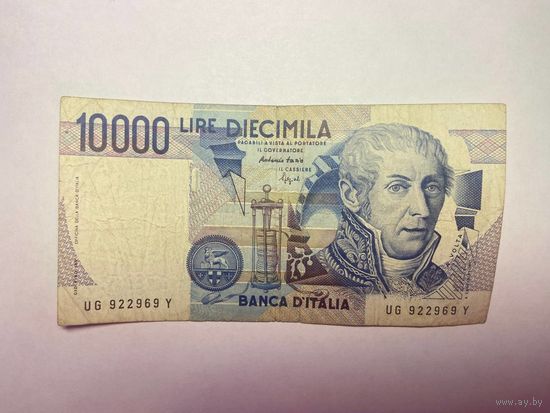 Италия 10000 лир 1984-02