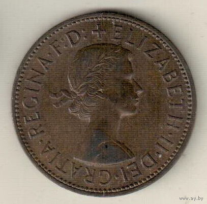 Великобритания 1 пенни 1967