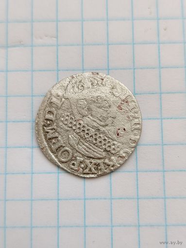 Трояк 3 гроша 1624