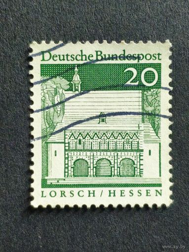 Германия 1966. Здания Германии 12 века. Сторожка в Лорше/Гессене