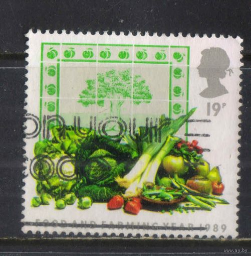 Великобритания 1989 EII 150 летие Королевского сельхозобщества Сельхозпродукция #1194
