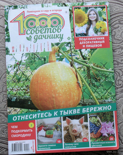 1000 советов дачнику номер 19 2021, 1000 советов дачнику номер 21 2021. - 2 шт.
