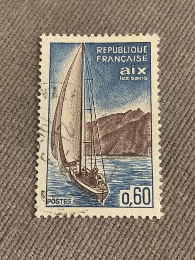 Франция 1965. Парусная яхта