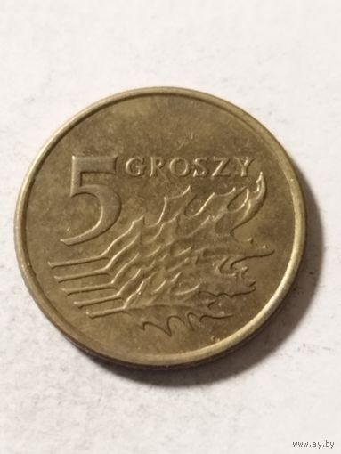 Польша 5 грош 2005