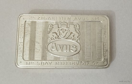 Футляр сигарет AVUS (Yramos Dresden, Германия 1921 г)
