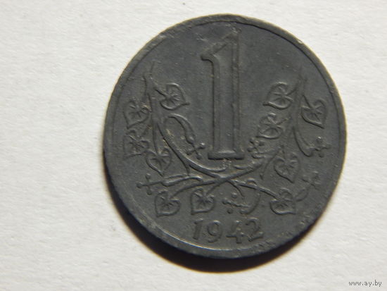 Богемия и Моравия 1 крона 1942г