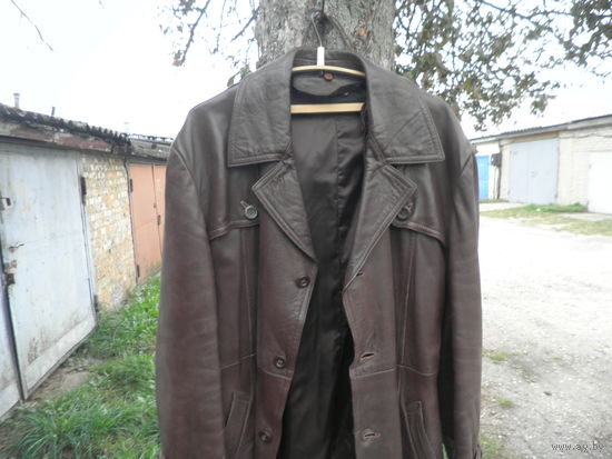 Плащ из натуральной кожи времён СССР Болгария г.Ловеч.С рубля.