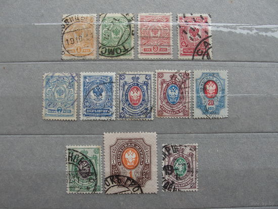 Продажа коллекции с 1 рубля! Почтовые марки Российской империи, выпуск 19