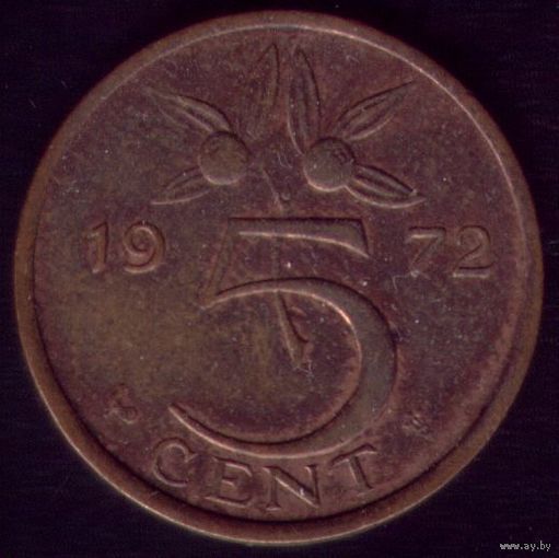 5 центов 1972 год Нидерланды