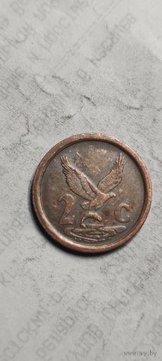 Африка 2 цента 1992
