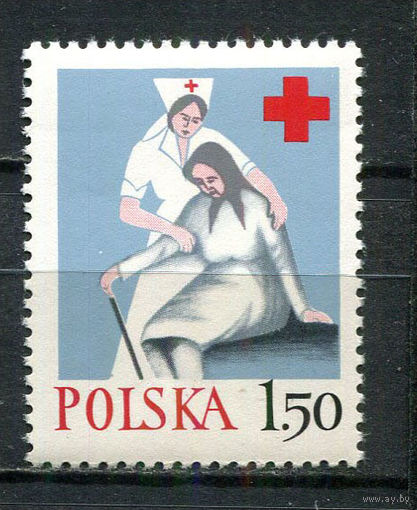 Польша - 1977 - Красный крест - [Mi. 2483] - полная серия - 1 марка. MNH.  (Лот 58JG)-TG2P24