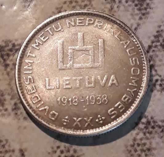 КОПИЯ! 10 лит 1938 Президент Сметона. КОПИЯ! Не магнит