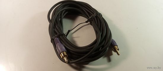 RCA - RCA. 3 метра. Тюльпан. Профессиональный кабель для звука