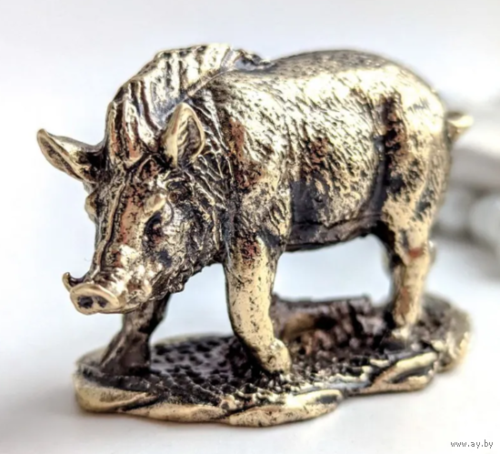 Статуэтка Кабан Бронза