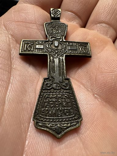 Крестик нательный старинный "Восьмиконечный