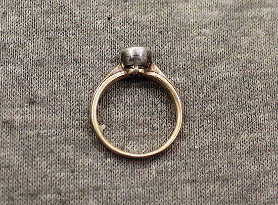 КОЛЬЦО царское 56 пробы с бриллиантом 1 к