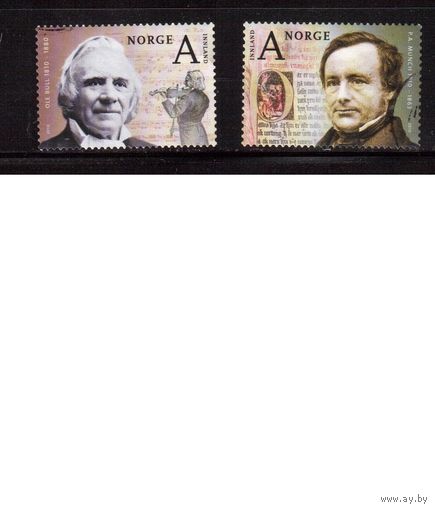 Норвегия-2010 (Мих.1710-1711) , гаш.,  Музыка