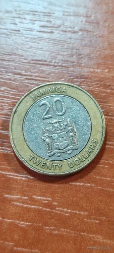 Ямайка 20 доллар 2001