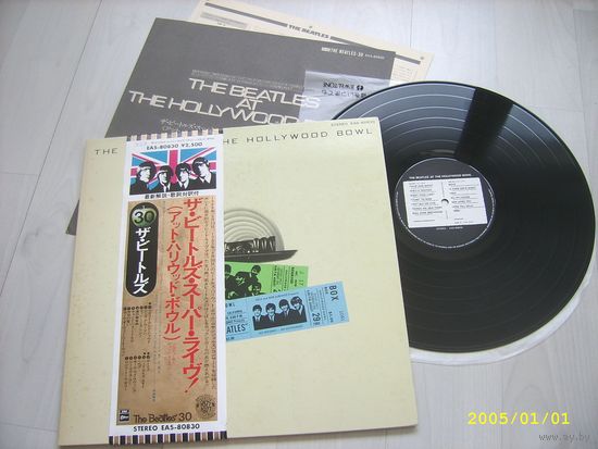 THE BEATLES At The Hollywood Bowl (JAPAN винил LP 1977)