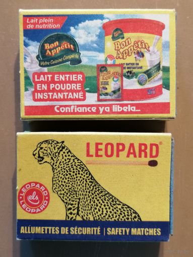 Спичечные коробки 5 х 3.5 х 1.5 см, серия "ЛЕОПАРД", спички