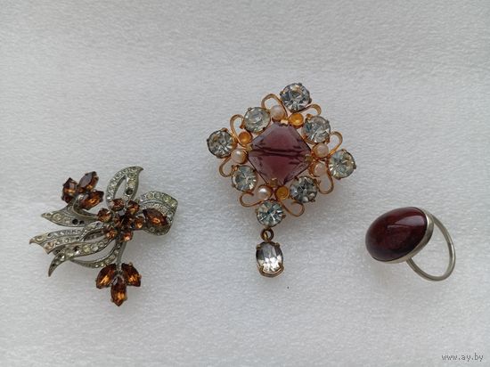 Броши, кольцо