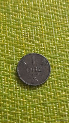 Норвегия 1 эре 1942 г ( железо  )