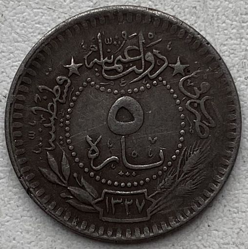 Османская империя 5 пара 1909 г.