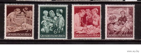 Германия-1944,(Мих.869-872) **   , Мать и дитя(полная серия)