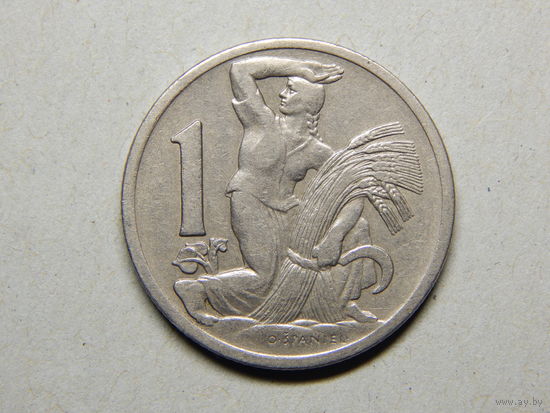Чехословакия 1 крона 1922г.