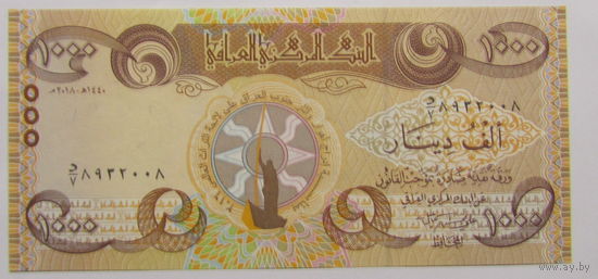 Ирак 1000 динаров UNC