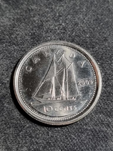 Канада 10 центов 2009 Unc