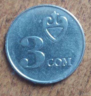 Киргизия 3 сом 2008
