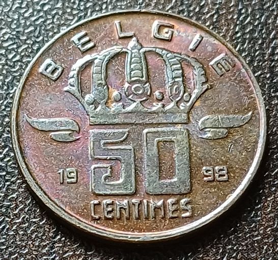 Бельгия 50 сантимов, 1998    BELGIE    ( 1-3-3 )