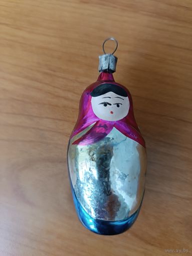 Елочная игрушка Матрешка - СССР