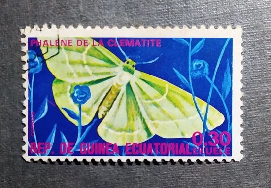 Марка Экваториальная Гвинея Бабочка