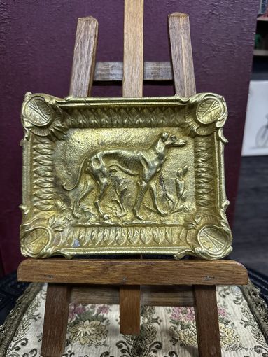 Латунное панно, пепельница, Европа, много лотов с рубля