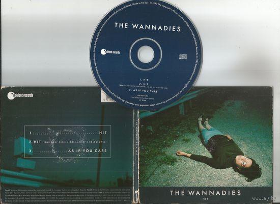 THE WANNADIES - Hit (3tracks, ENGLAND CD SINGLE 1997)