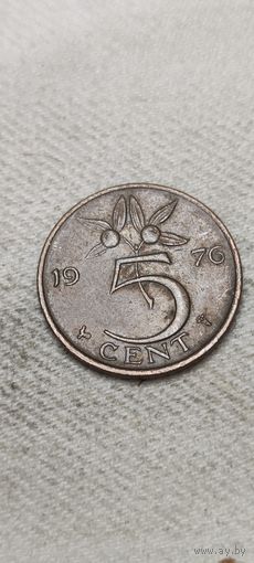 Нидерланды 5 цент 1976