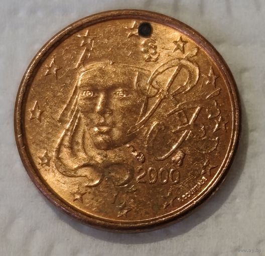 Франция 1 евроцент, 2000 (14-11-62)