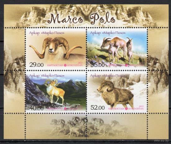 Киргизия 2013.Фауна  Горный баран  блок (418)