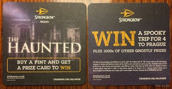 Подставка под пиво Strongbow No 2 /Великобритания/