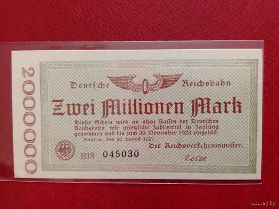 2000 000 марок. Германия.